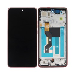 Touch+Display+Frame Motorola Moto G86 5G Vermelho